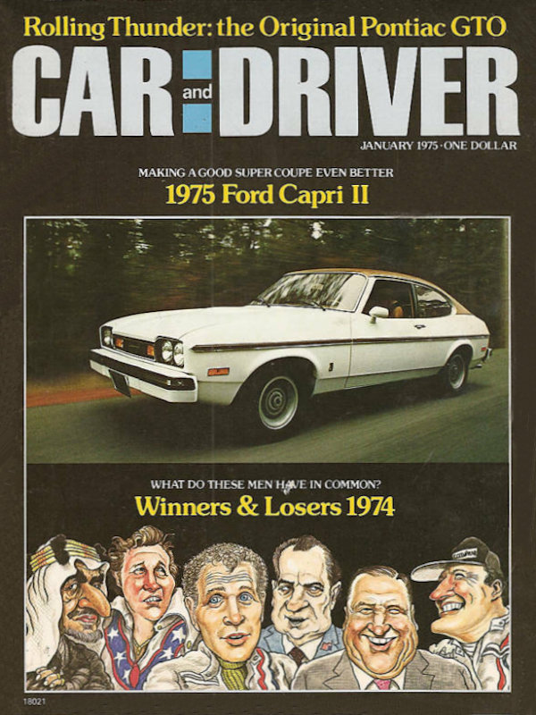 Car and Driver Jan January 1975 