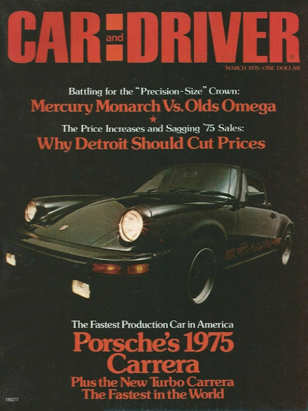 Car and Driver Mar March 1975 