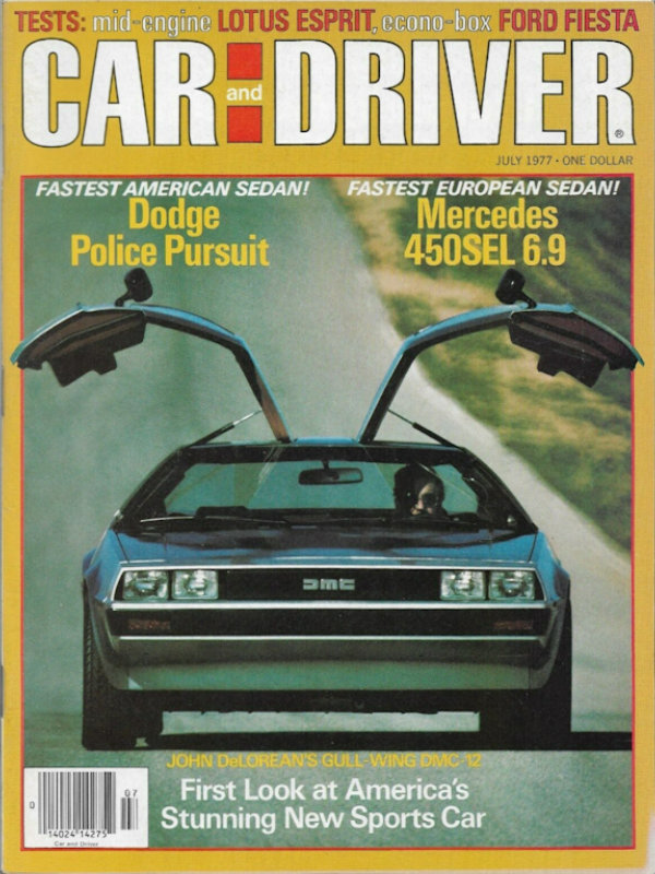 Car and Driver July 1977 