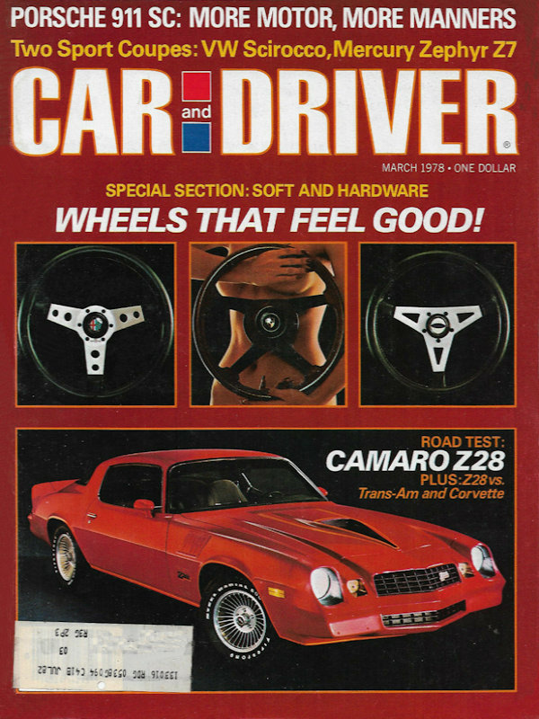 Car and Driver Mar March 1978 