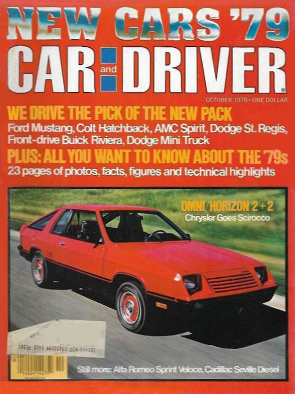 Car and Driver Oct October 1978 