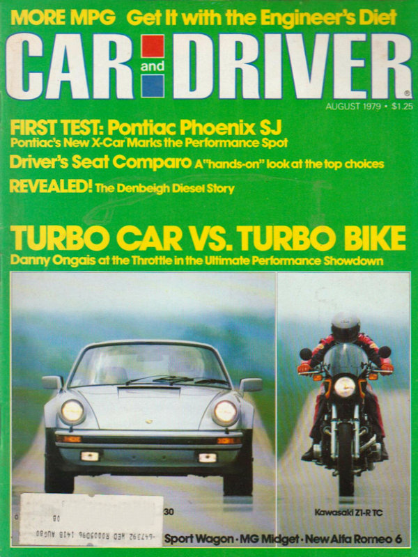 Car and Driver Aug August 1979 