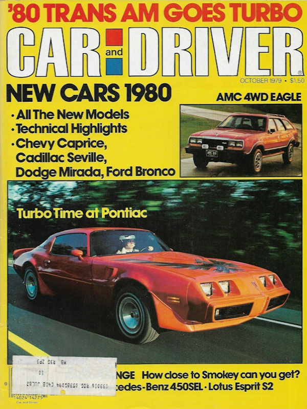 Car and Driver Oct October 1979 