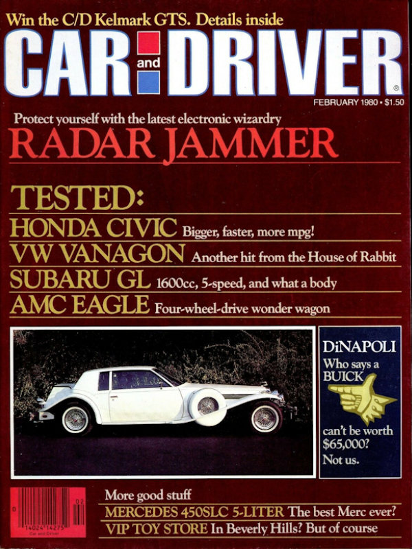 Car and Driver Feb February 1980 