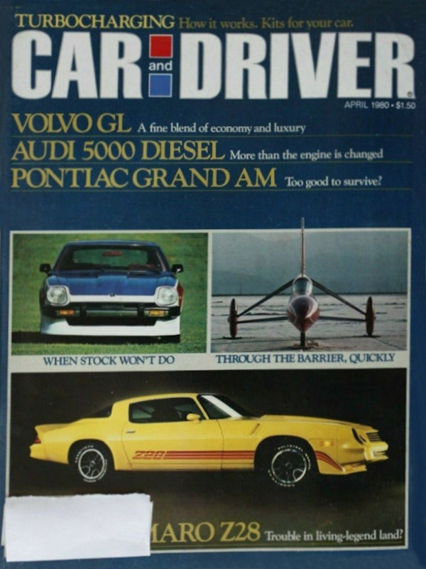 Car and Driver Apr April 1980 