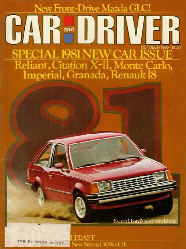 Car and Driver Oct October 1980 