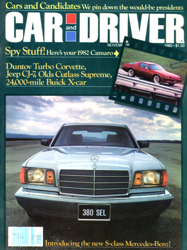 Car and Driver Nov November 1980 