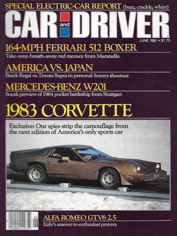 Car and Driver June 1981 