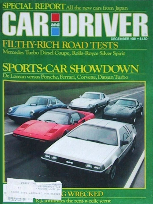 Car and Driver Dec December 1981 
