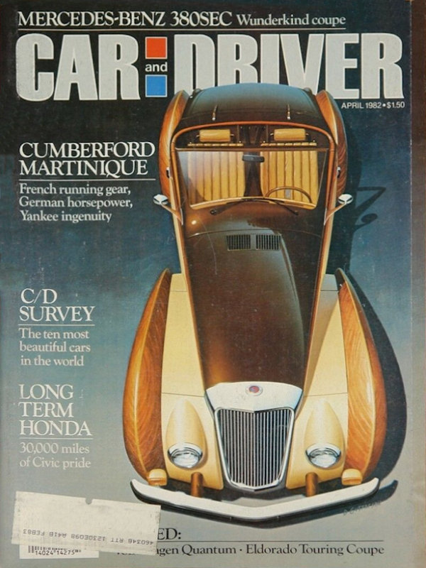 Car and Driver Apr April 1982 