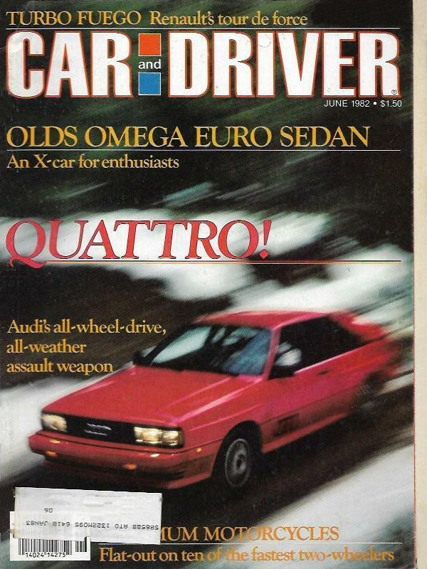 Car and Driver June 1982 