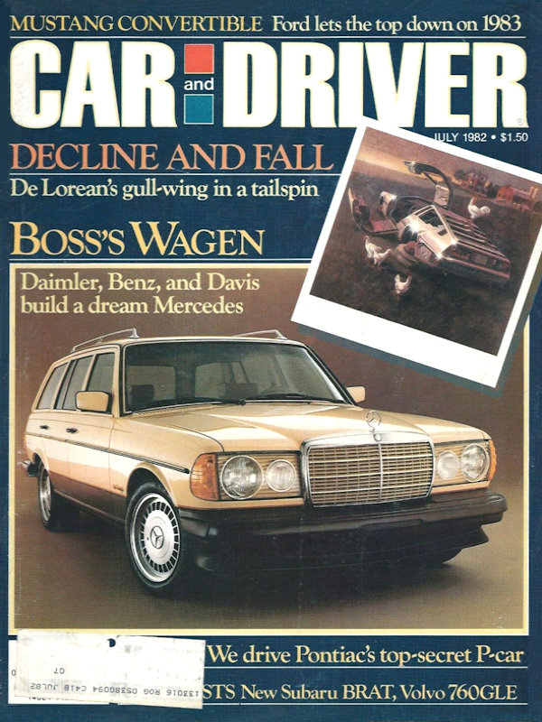 Car and Driver July 1982 