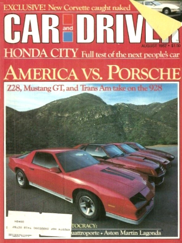 Car and Driver Aug August 1982 