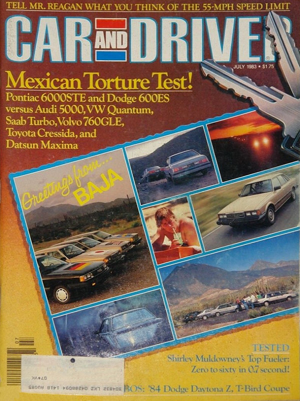 Car and Driver July 1983 