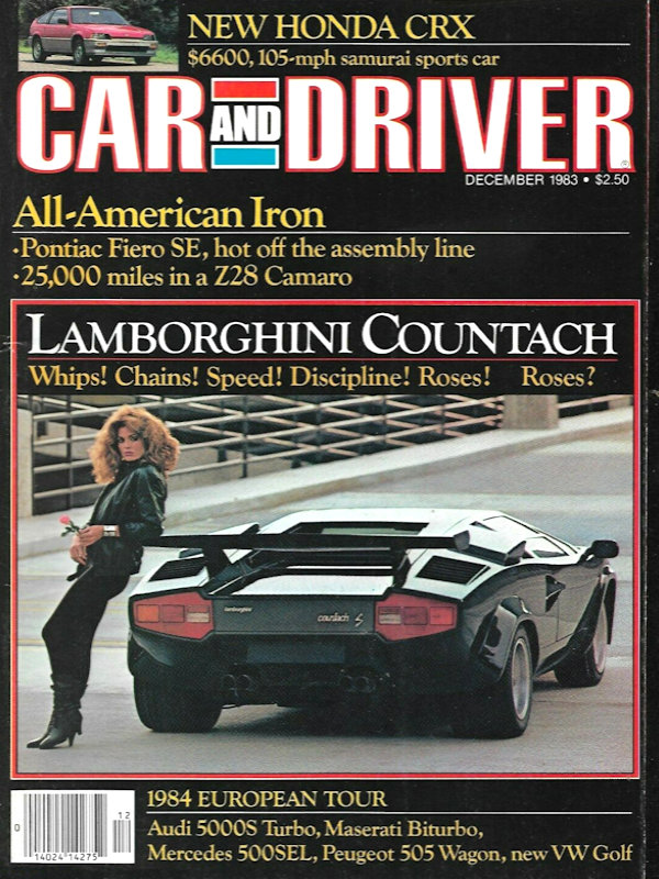 Car and Driver Dec December 1983 