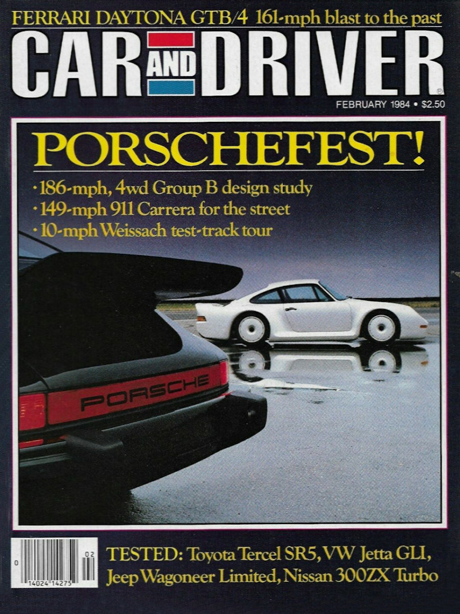 Car and Driver Feb February 1984 