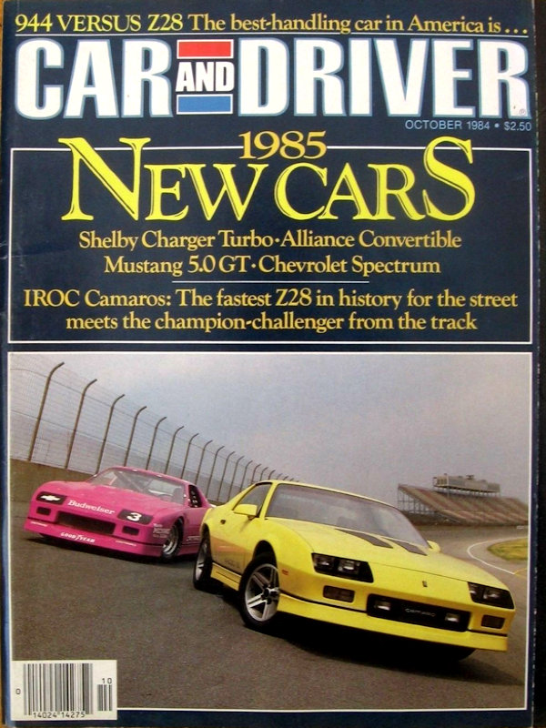 Car and Driver Oct October 1984 
