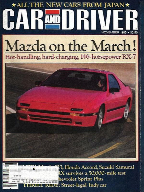 Car and Driver Nov November 1985 