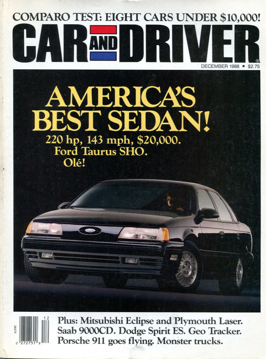 Car and Driver Dec December 1988 