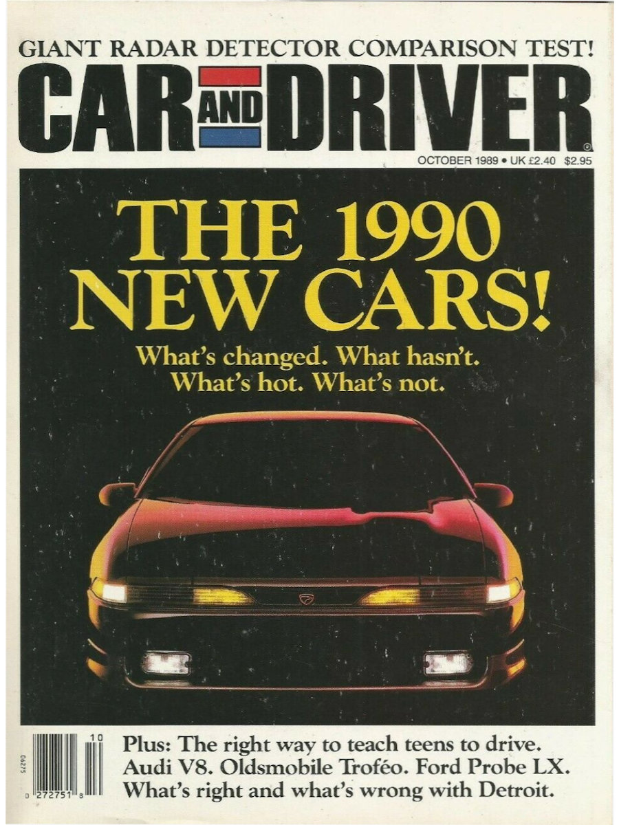 Car and Driver Oct October 1989