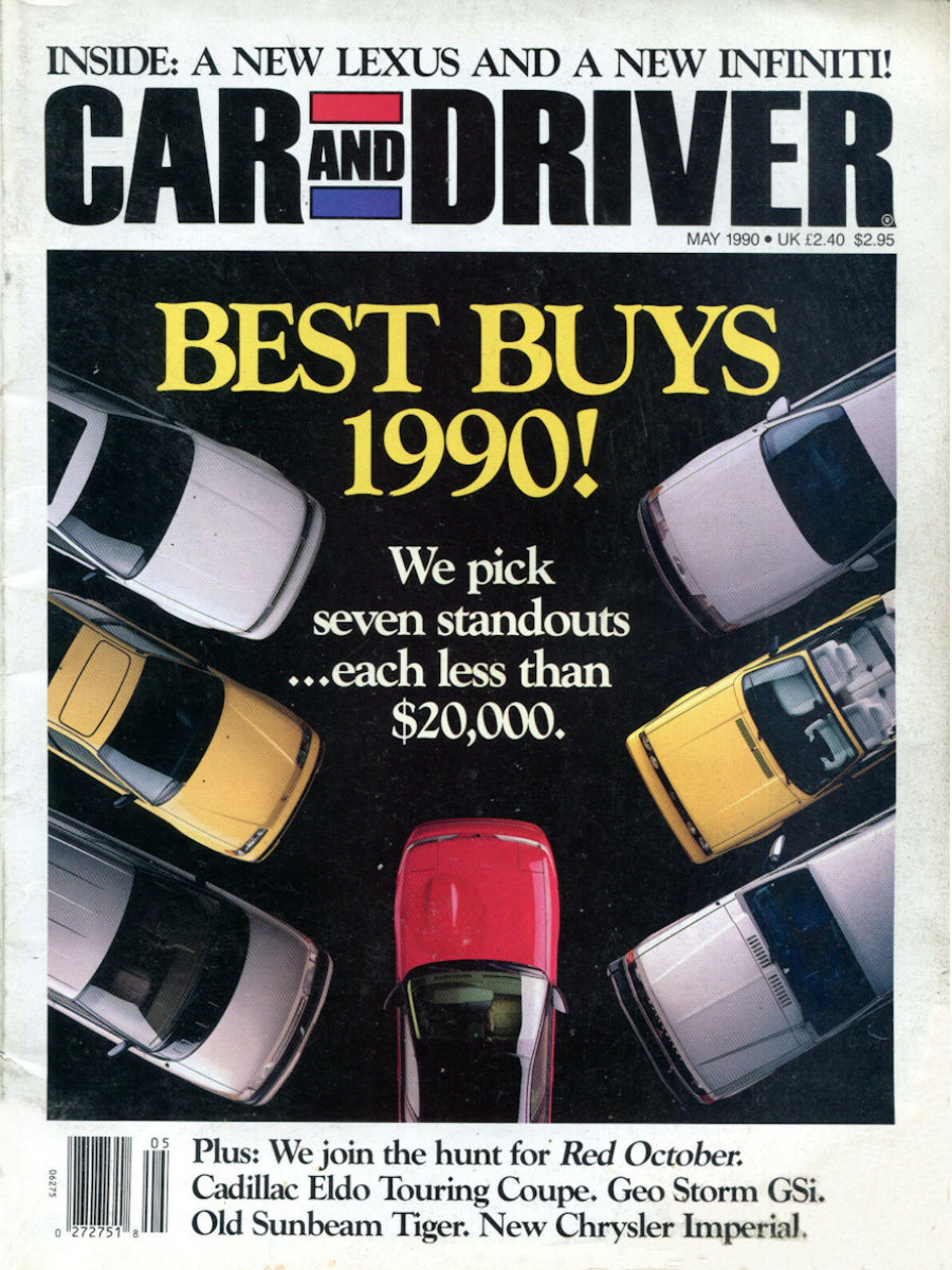 Car and Driver May 1990