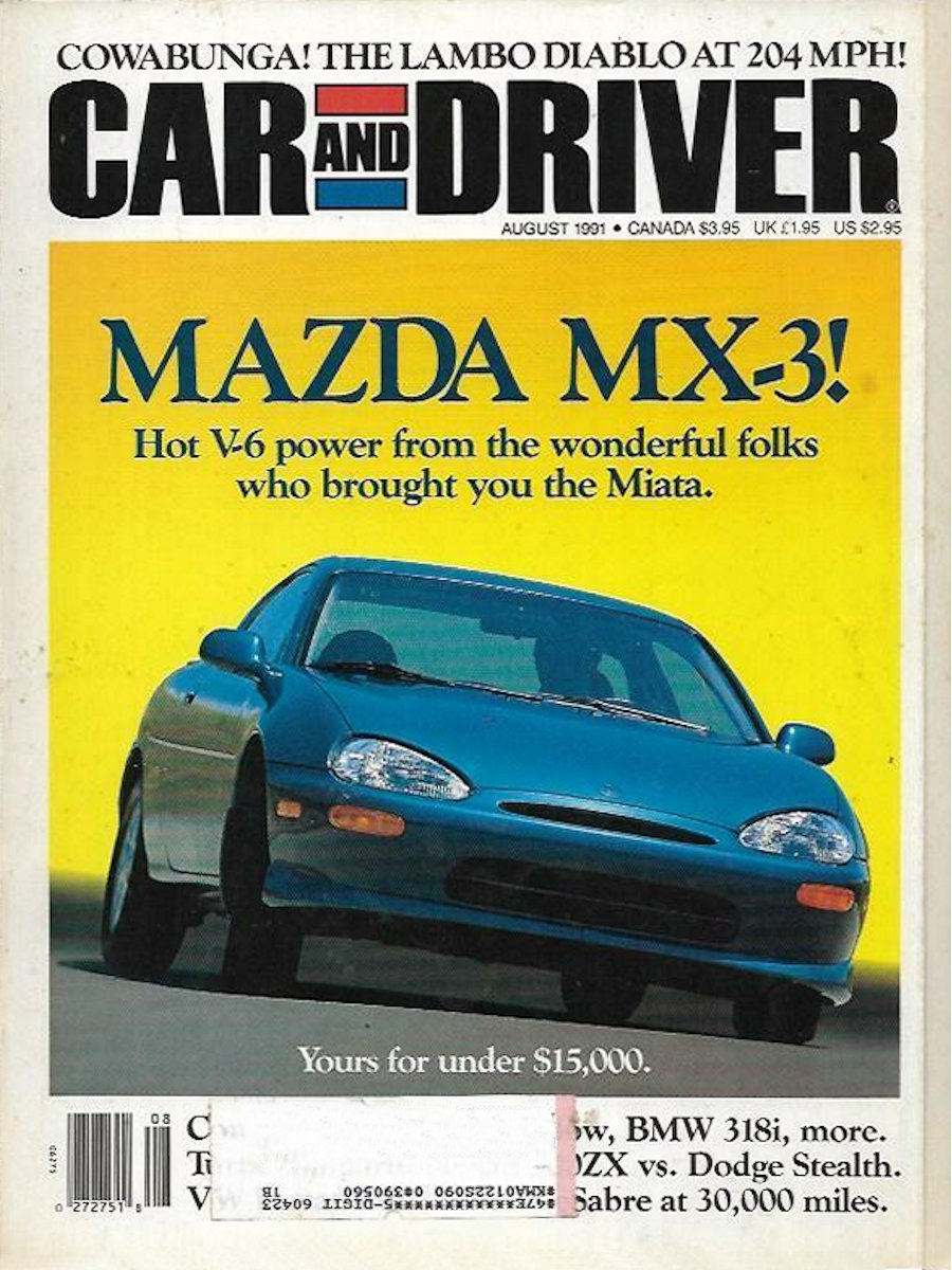 Car and Driver Aug August 1991 