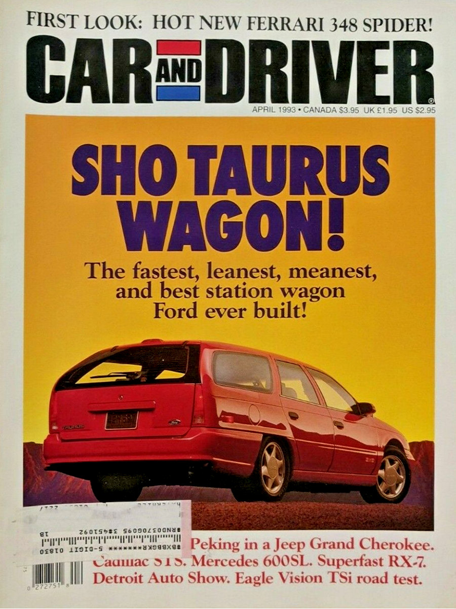 Car and Driver Apr April 1993 