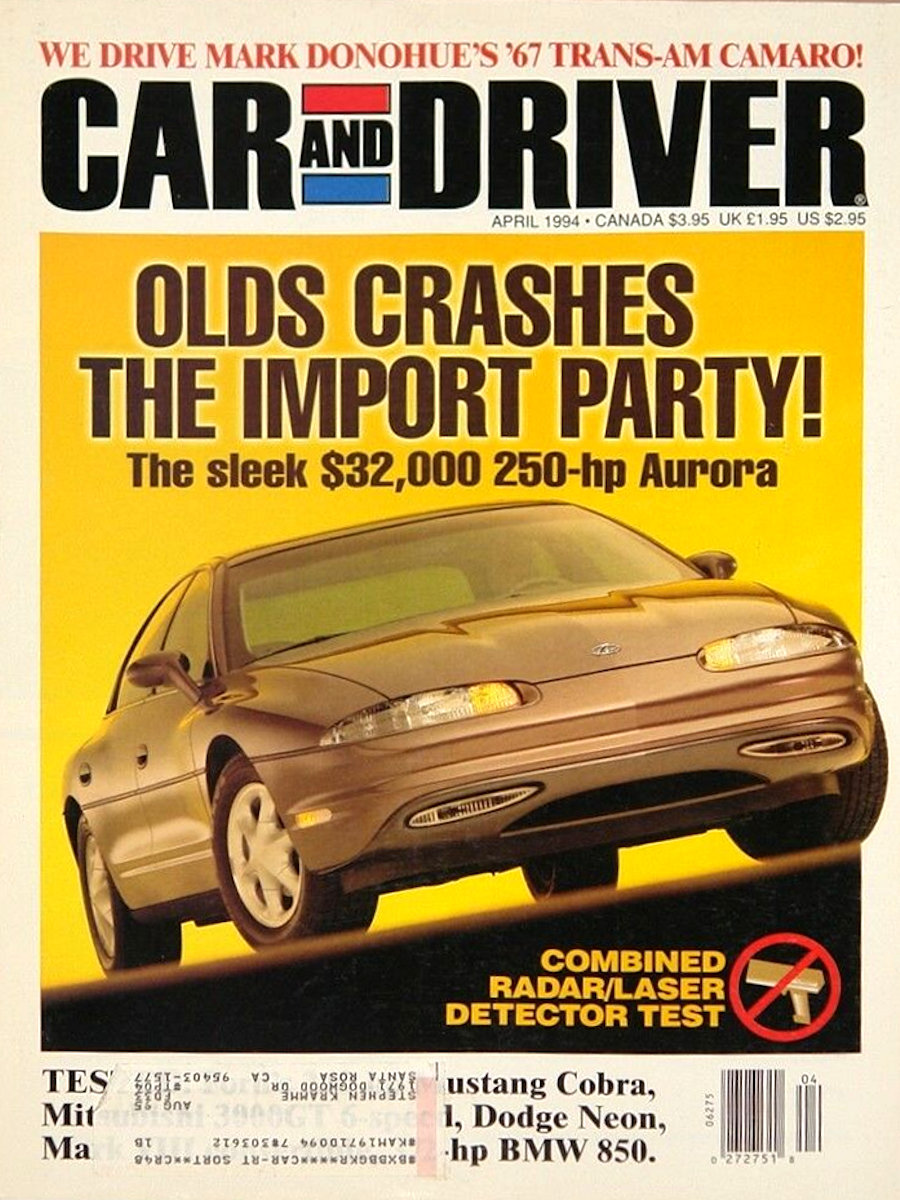 Car and Driver Apr April 1994 