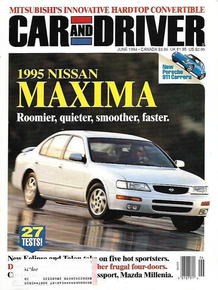 Car and Driver June 1994 