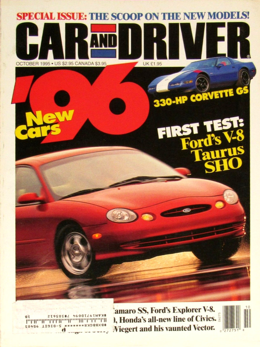 Car and Driver Oct October 1995