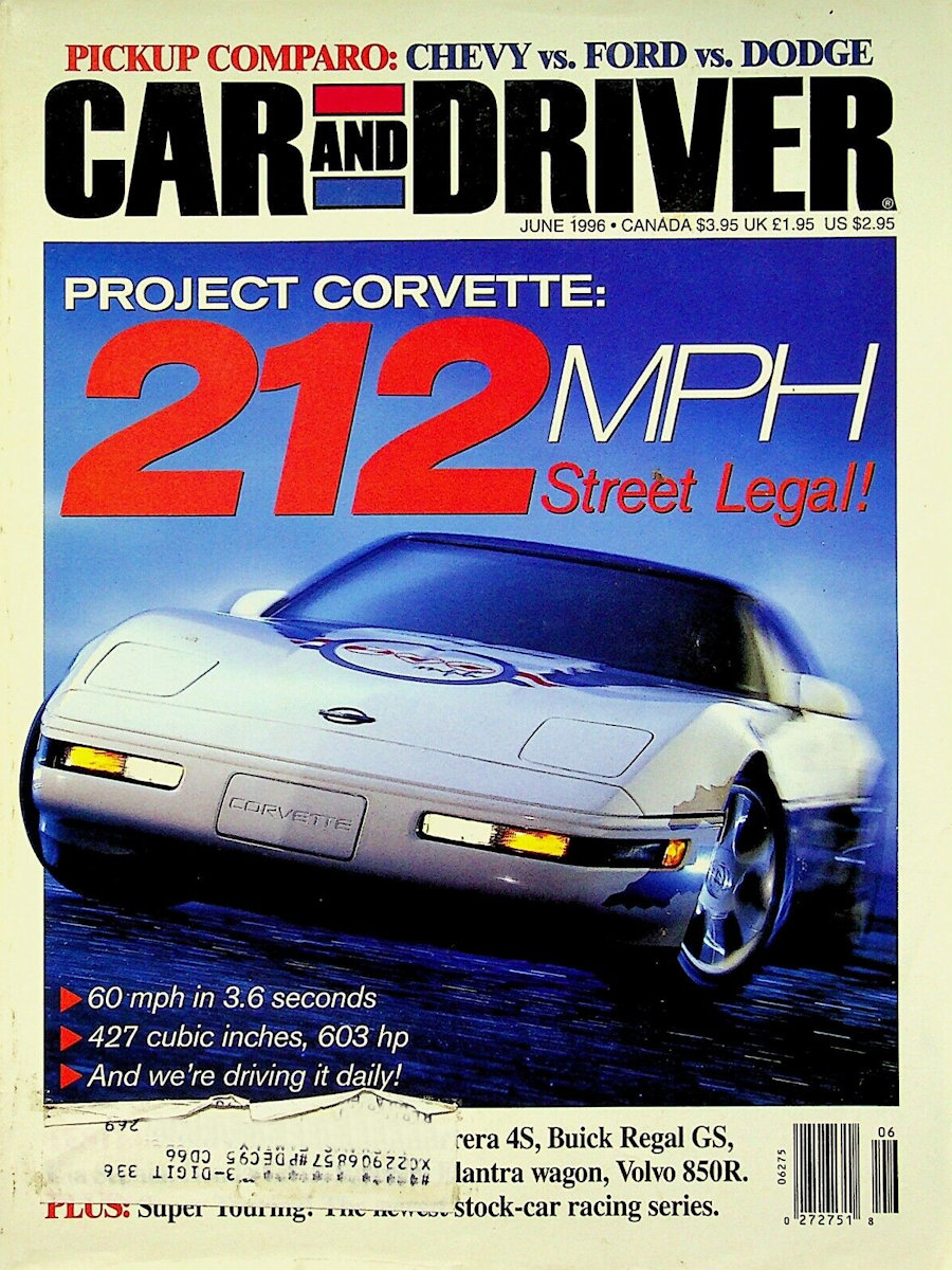 Car and Driver June 1996