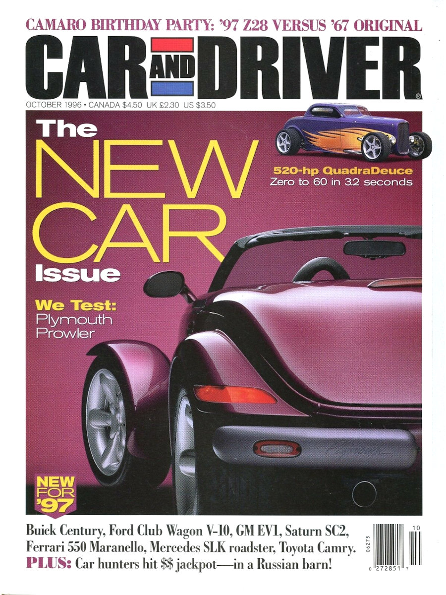 Car and Driver Oct October 1996
