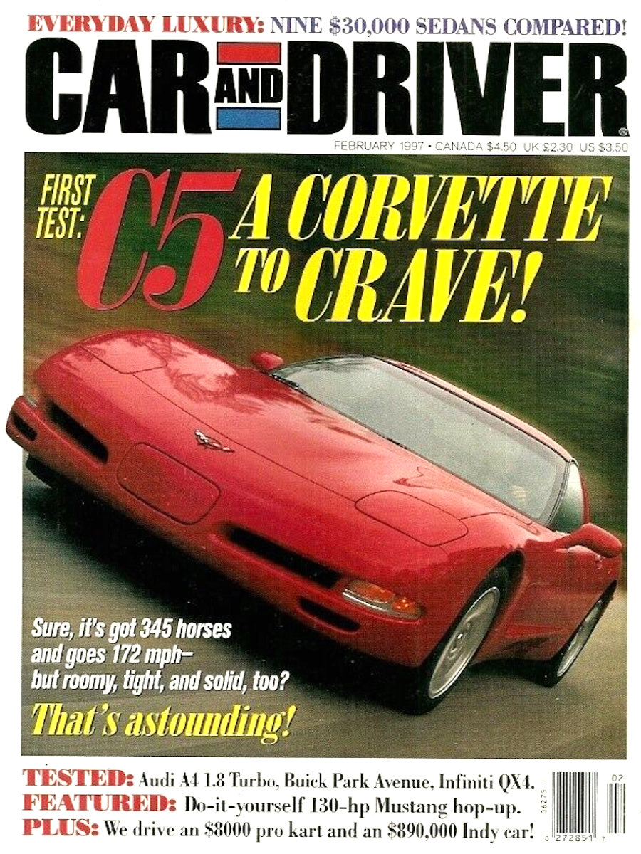 Car and Driver Feb February 1997