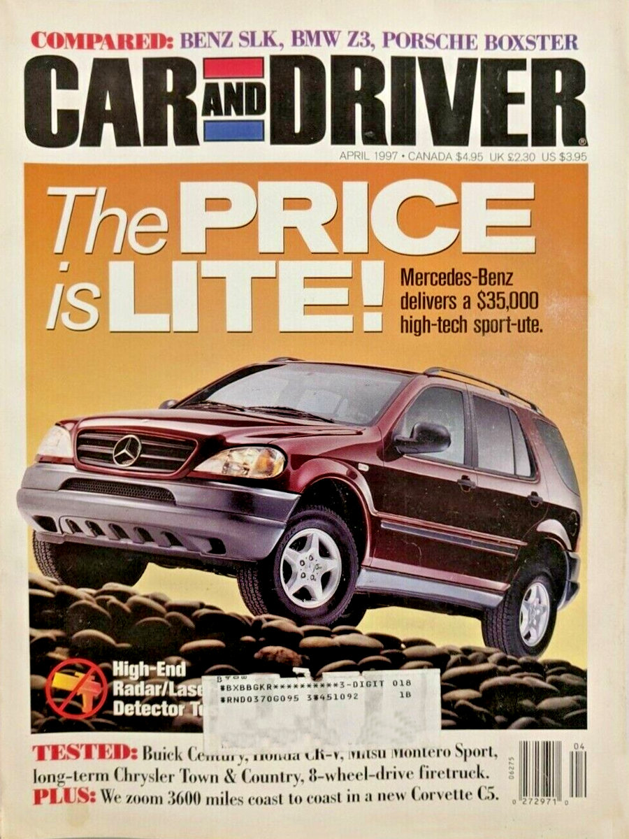 Car and Driver Apr April 1997