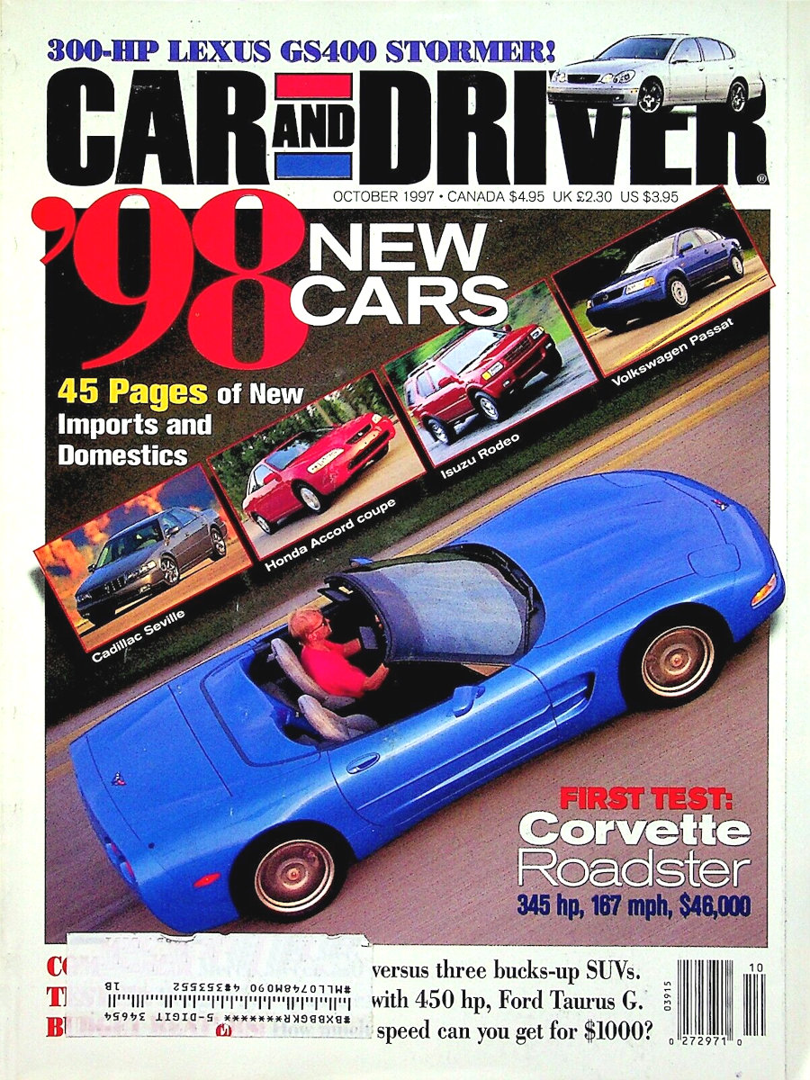 Car and Driver Oct October 1997