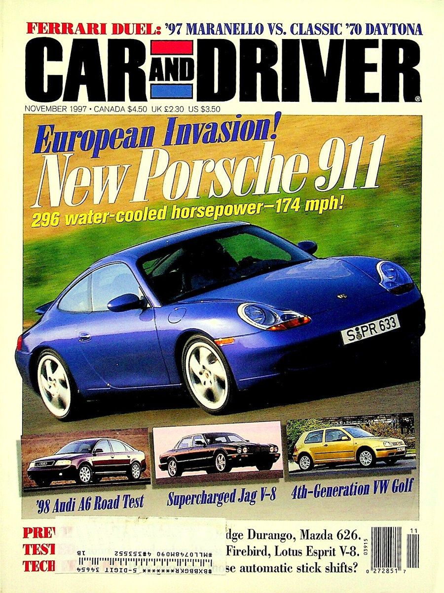 Car and Driver Nov November 1997