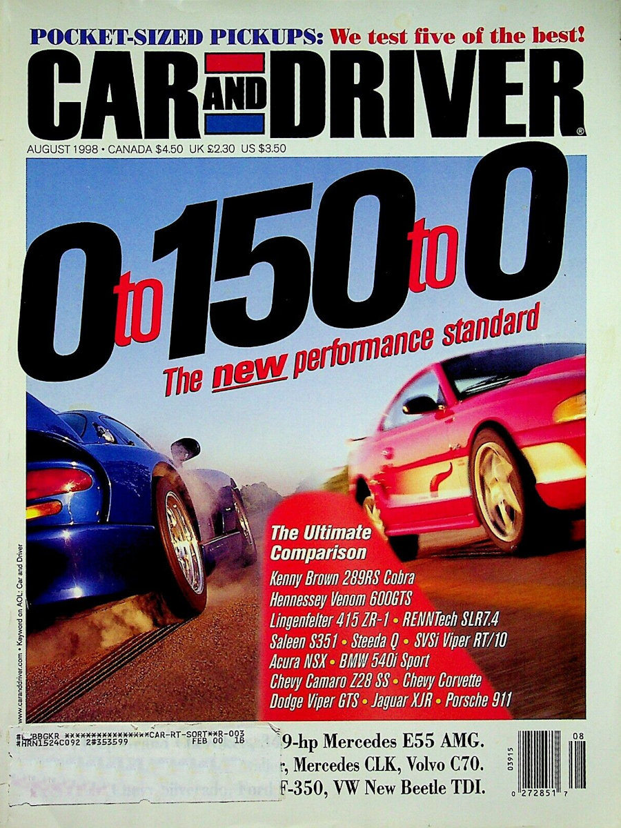 Car and Driver Aug August 1998