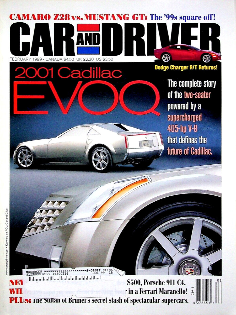 Car and Driver Feb February 1999