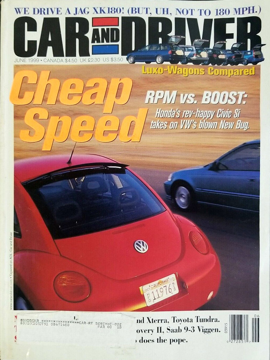 Car and Driver June 1999