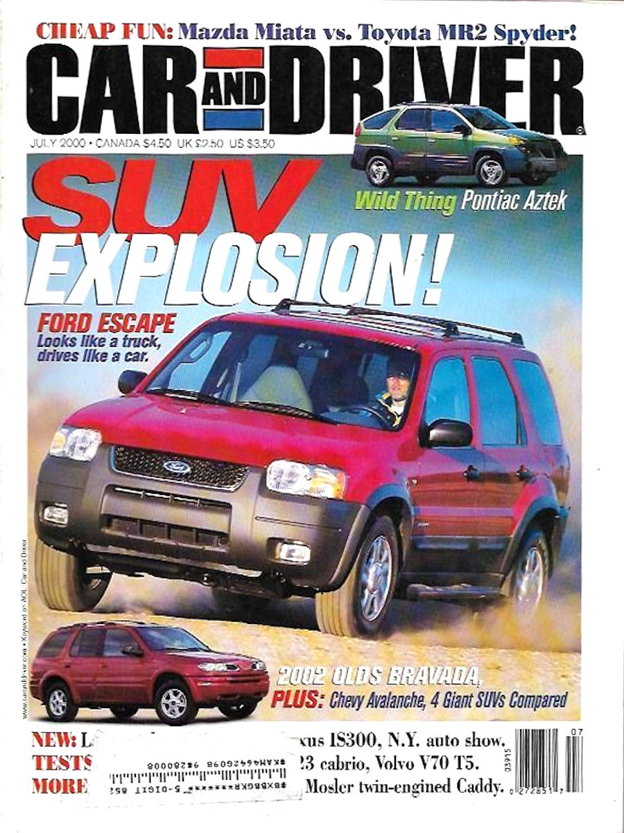 Car and Driver July 2000