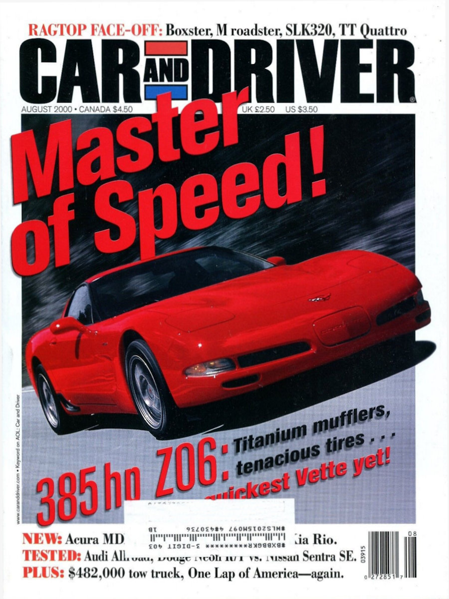 Car and Driver Aug August 2000