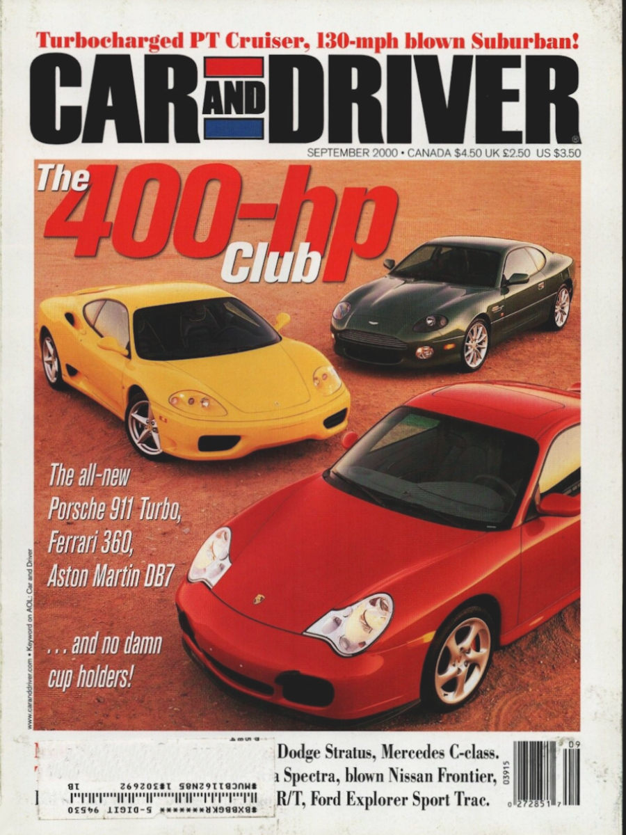 Car and Driver Sept September 2000