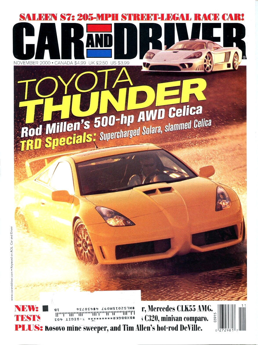 Car and Driver Nov November 2000