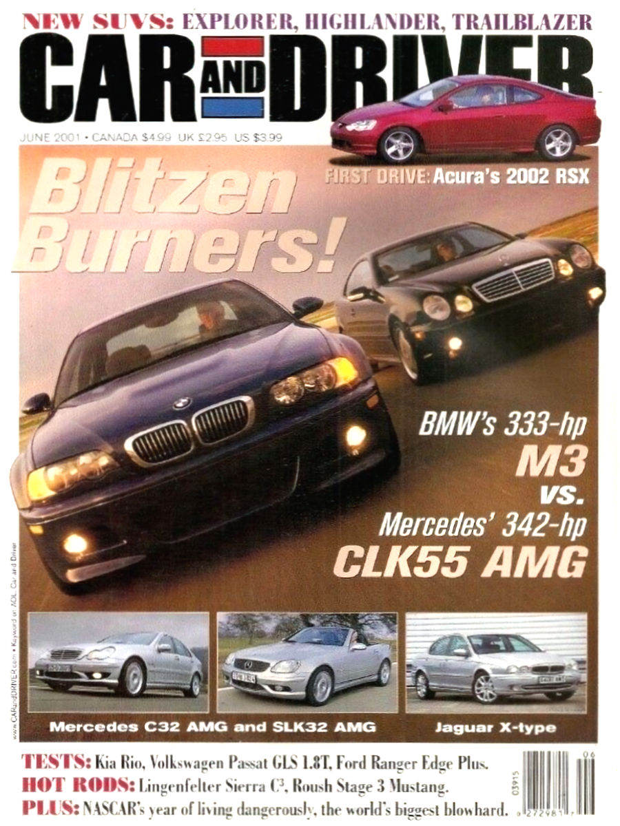 Car and Driver June 2001