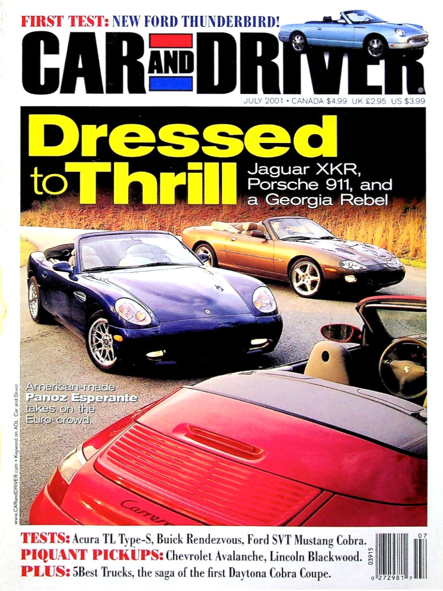 Car and Driver July 2001
