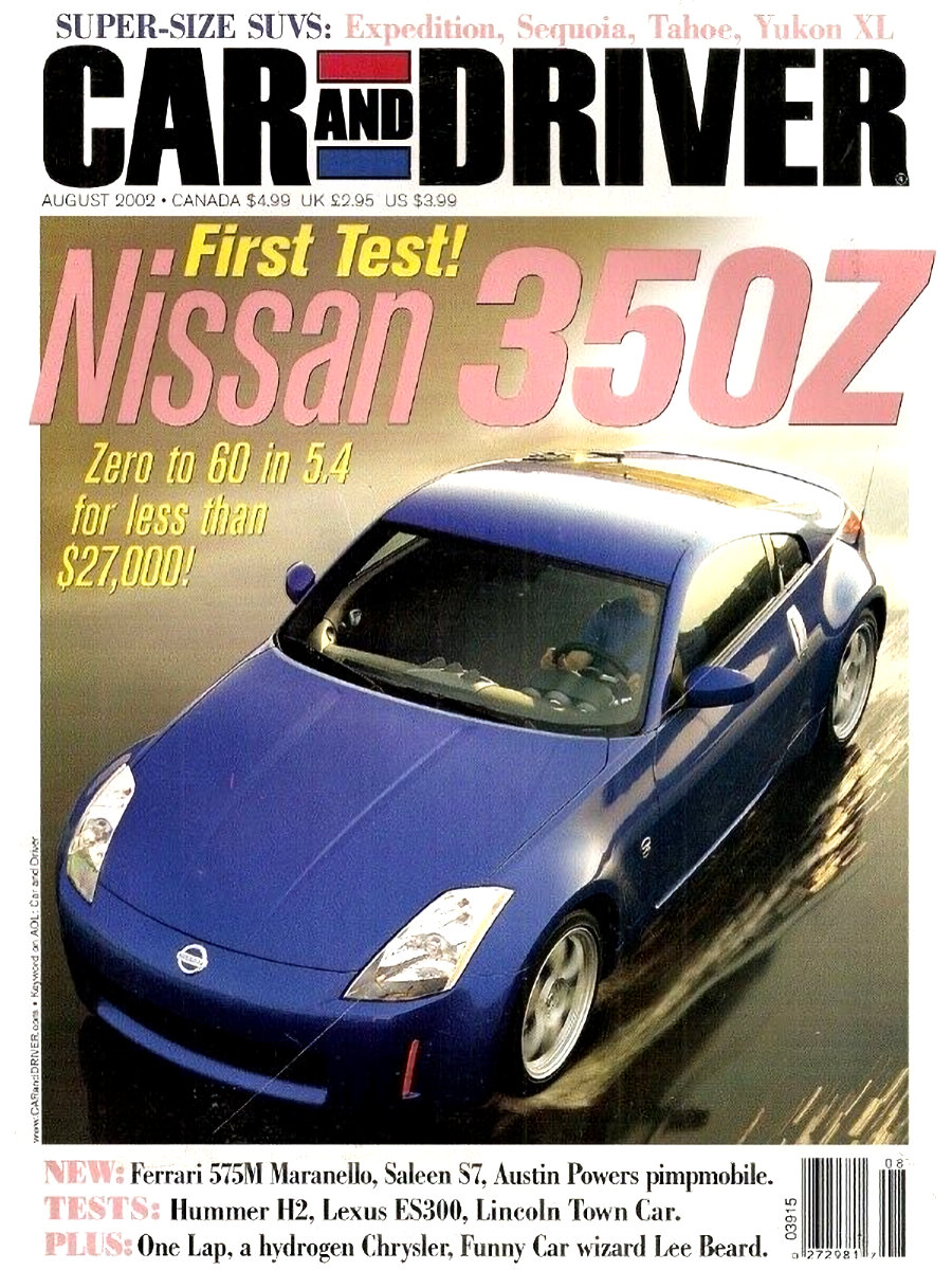 Car and Driver Aug August 2002