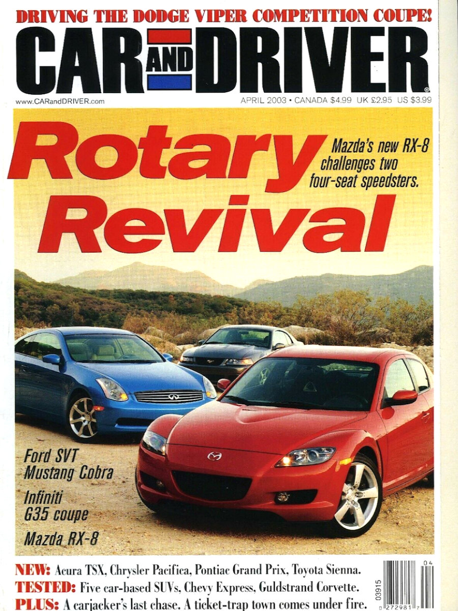 Car and Driver Apr April 2003
