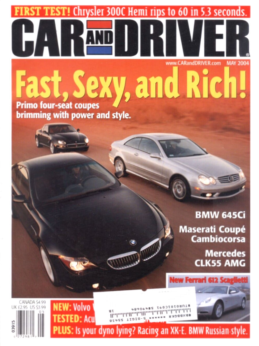 Car and Driver May 2004