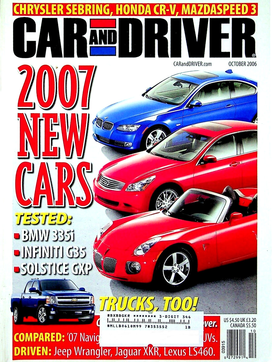 Car and Driver Oct October 2006