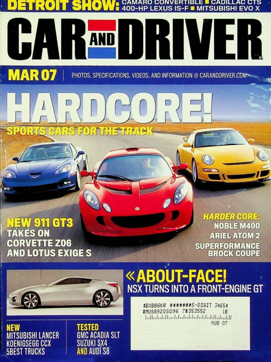 Car and Driver Mar March 2007